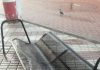 Destrozos en mobiliario de la Estación de Autobuses