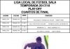 Comienzan los play off de la liga local de fútbol sala de Bailén