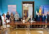 Susana Díaz acuerda con Isidro Fainé 59 millones de inversión en acción social de «la Caixa» en Andalucía