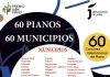 60 pianos a la vez sonarán a las 21,00 horas de hoy en 60 ciudades de la provincia