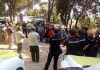 Ejercicio de incendio urbano-forestal en Andújar