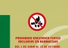 Hasta octubre prohibición de fuego en el campo