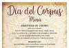 Menú para el Corpus en El Paso