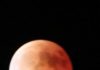 Eclipse de luna en la Comarca Norte