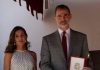 La llave de oro de la Ciudad para SS MM los Reyes de España