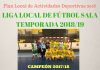 Convocada la liga local de fútbol sala