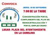 Movilización en La Carolina de la plataforma del Movimiento por la Industria