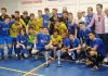Los cadetes del Mariscos Galma Bailén 2008 de Fútbol Sala subcameón de la Copa Diputación