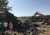 Retirada de 8.000 toneladas de neumáticos almacenadas en una finca cercana a Mengíbar