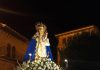 Procesión hoy de la Patrona en Baños de la Encina