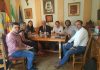 El delegado de Fomento se reúne con políticos de Bailén