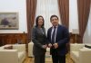 El presidente de la Diputación de Jaén recibe la visita institucional de la presidenta del Parlamento andaluz