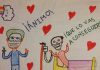 El Hospital ‘San Agustín’ entrega cartas de niños a pacientes y profesionales frente al Covid-19