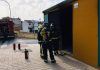 Arde en Mengíbar un centro de transformación