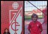 El joven jugador bailenense de categoría alevín, Juan Pedro Rodríguez, firma por el Granada C.F.