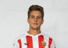El jugador de Baños de la Encina, José Corpas, logra su primer hat-trick ante el Fuenlabrada