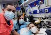 Sanitarios del Área Norte atienden un parto en el centro de salud de Santisteban