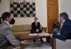 Juan Bravo y Raúl Caro mantienen una reunión para darle solución al Parque Santana