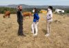 Visita de dirigentes populares a Baños de la Encina