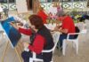 Talleres en el Paseo de Las Palmeras para conmemorar el Día de los Mayores