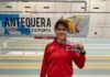 Triunfo de Gema Casas en el Campeonato de Andalucía Máster en pista cubierta de Antequera