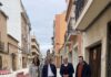 Visita a las obras de renovación de la red de abastecimiento de la calle María Bellido de Bailén