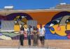 La subdelegada resalta “el enorme poder de remover conciencias contra las violencias machistas” del mural pintado por Belin en Torreperogil