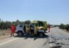 Un fallecido y un herido en una colisión frontal esta tarde en la carretera de Jabalquinto