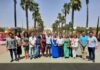 Erik Domínguez y Elena González realizan una visita a la Feria de Linares