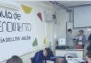 Visita del delegado al Aula de Emprendimiento del IES María Bellido