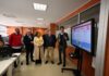 Visita de Antonio Sanz a la empresa Innovasur en El Parque Tecnológico Geolit