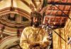 Cristo Amarrado a la Columna procesiona el Jueves Santo en Baños de la Encina
