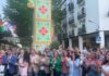 La Feria de Mayo de La Carolina abre con el tradicional encendido del alumbrado