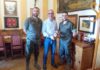 El alcalde recibe a miembros Regimiento de Artillería Antiaérea Nº 73 campaña “No estáis solos”