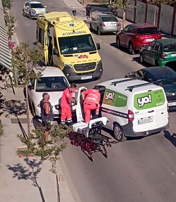 Accidente en la calle Andújar