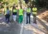 Obras de mejora en la carretera entre Andújar y el Santuario de la Virgen de la Cabeza