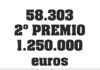 El segundo premio 58.303, deja un pellizco en Úbeda