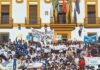 Los escolares bailenenses participan en la Marcha por la Paz