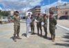 El Regimiento de de Infantería La Reina visita Bailén para concretar aspectos organizativos de las Fiestas de Julio