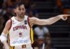 España-Finlandia semifinal del Preolímpico de baloncesto, camino de París