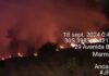 Cuatro hectáreas afectadas por el incendio de Marmolejo