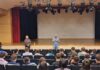 Alumnos de cuarto de la ESO de los centros educativos participan en un Cine Fórum con motivo del 25-N