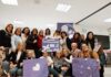 Las alumnas del PEF sociosanitario conmemoran el 25-N