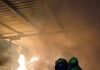 Incendio en un cortijo de Andújar
