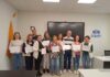 Entrega de diplomas a los alumnos del curso ‘Operaciones Auxiliares de Servicios Administrativos y Generales’