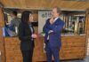 El Rector visita la Feria del Libro de Linares, en la que participa la Universidad de Jaén