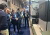 Visita al stand de la empresa linarense Sicnova en la Feria Internacional de Defensa