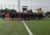 Un grupo de jugadores bailenenses han realizado un viaje a Barcelona para enfrentarse a los cadetes del Barça