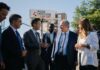 El ministro de Industria y Turismo visita las instalaciones de la futura sede de la multinacional Desay en Linares, que ha obtenido 5,5 M€ del PERTE VEC III