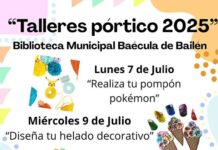 Nuevos talleres infantiles en el Pórtico Cultural de las fiestas de Julio Bailén